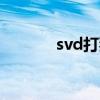 svd打猎（3d打猎2010操作）