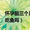 怀孕前三个月可以吃鱼吗?（孕妇前三个月能吃鱼吗）