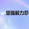 坚强毅力忍传是谁写的（坚强毅力忍传）