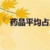 药品平均占用额含义（药品平均占用额）