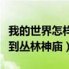 我的世界怎样找到丛林神庙（我的世界怎么找到丛林神庙）