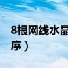 8根网线水晶头接法顺序（网线水晶头接法顺序）