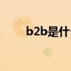 b2b是什么商务模式（b2b是什么）