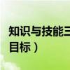 知识与技能三维目标布鲁纳（知识与技能三维目标）