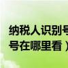 纳税人识别号和信用代码一样吗（纳税人识别号在哪里看）