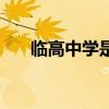 临高中学是省一级学校吗（临高中学）