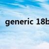 generic 18bw 7驱动（generic 18bw 7）