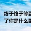 终于终于等到了你是什么歌名（终于终于等到了你是什么歌）