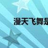 漫天飞舞是什么词（漫天飞舞的意思）