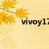 vivoy17手机多少钱（vivo y17）
