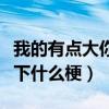 我的有点大你忍一下什么梗（我的很大你忍一下什么梗）