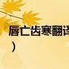 唇亡齿寒翻译文言文伐的意思（唇亡齿寒翻译）