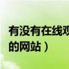 有没有在线观看的网站正能（有没有在线观看的网站）