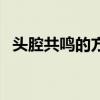 头腔共鸣的方法技巧（头腔共鸣简单方法）