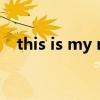 this is my now歌词（this is my now）