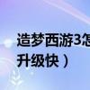 造梦西游3怎么升级快一点（造梦西游3怎么升级快）
