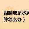 眼睛老是水肿是哪方面的毛病啊（眼睛一直水肿怎么办）