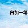 白加一笔能变成什么字（白加一笔）