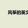 风筝的英文单词怎么读（风筝的英文）