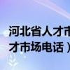 河北省人才市场电话服务中心电话（河北省人才市场电话）