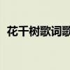 花千树歌词歌词是什么意思（花千树 歌词）