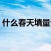 什么春天填量词一个字（一什么春天填量词）