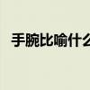 手腕比喻什么事物或事理（手腕比喻什么）