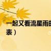 一起又看流星雨的演员表角色介绍（一起又看流星雨的演员表）