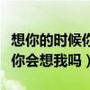 想你的时候你会想我吗原唱歌曲（想你的时候你会想我吗）