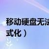 移动硬盘无法格式化的原因（移动硬盘无法格式化）