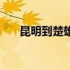 昆明到楚雄火车票（昆明到楚雄火车）