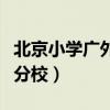 北京小学广外分校是几流几类（北京小学广外分校）