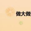 做大做强再创辉煌（做大做强）