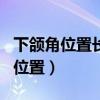 下颌角位置长了很多痘痘是什么原因（下颌角位置）