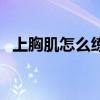 上胸肌怎么练最有效最快（上胸肌怎么练）