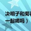 决明子和菊花能一起泡吗?（决明子和菊花能一起喝吗）