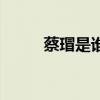 蔡瑁是谁的手下（蔡瑁怎么死的）
