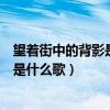 望着街中的背影是什么歌歌词是什么意思（望着街中的背影是什么歌）