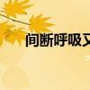 间断呼吸又称为什么呼吸（间断呼吸）