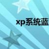 xp系统蓝屏开不了机（xp关机蓝屏）