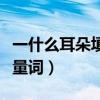 一什么耳朵填量词一个二年级（一什么耳朵填量词）