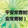 平安常青树重疾险投保20年能取回钱吗（平安常青树）