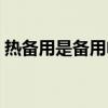 热备用是备用电源自动投入的方式（热备用）