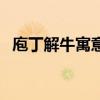 庖丁解牛寓意议论文题目（庖丁解牛寓意）
