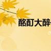 酩酊大醉一场是什么歌（酩酊大醉）