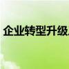 企业转型升级三要素（转型升级是什么意思）
