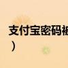 支付宝密码被锁了（支付宝密码被锁定怎么办）