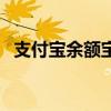 支付宝余额宝利息多少（余额宝利息多少）