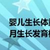 婴儿生长体重每月应该长多少 标准（婴儿每月生长发育标准）