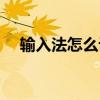 输入法怎么设置默认（输入法怎么设置）